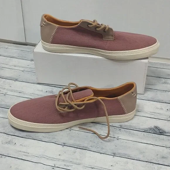 Bixby Nomad Red Canvas Ulealian Vulcanized Sneakers Mens Sz 9.5. - Picture 2 of 7